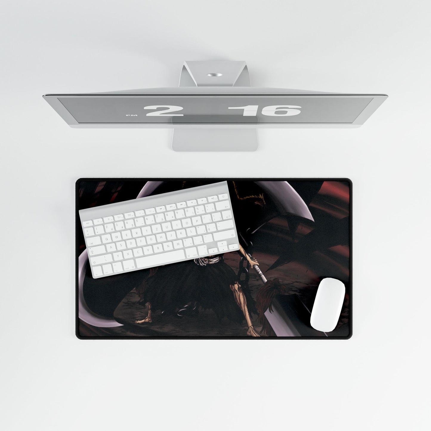 Gamer Desk Mat, Ikkaku Madarame Bleach Playmat, MTG TCG Mouse Pad, Manga, Anime