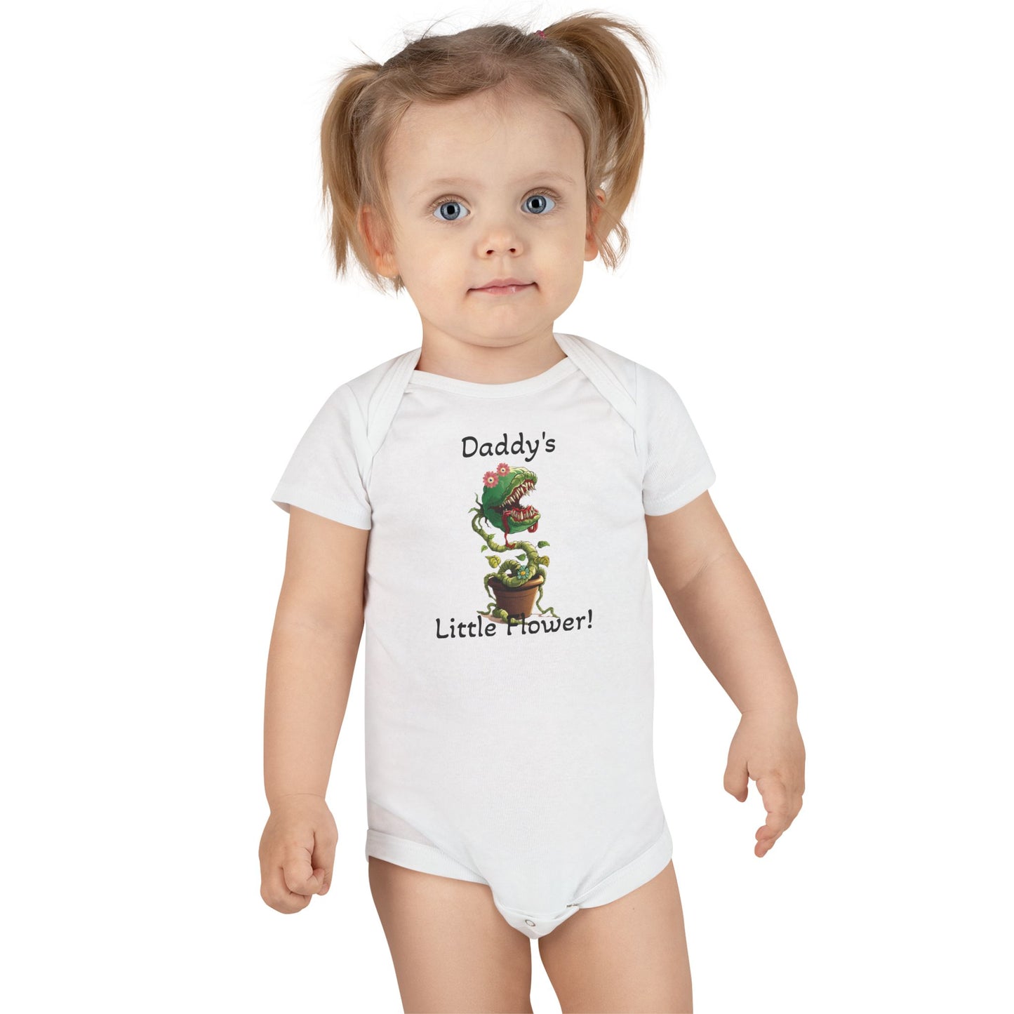 Baby Bodysuit, Daddy's Little Flower, Carnivore Plant, Cute Baby, Baby Clothing