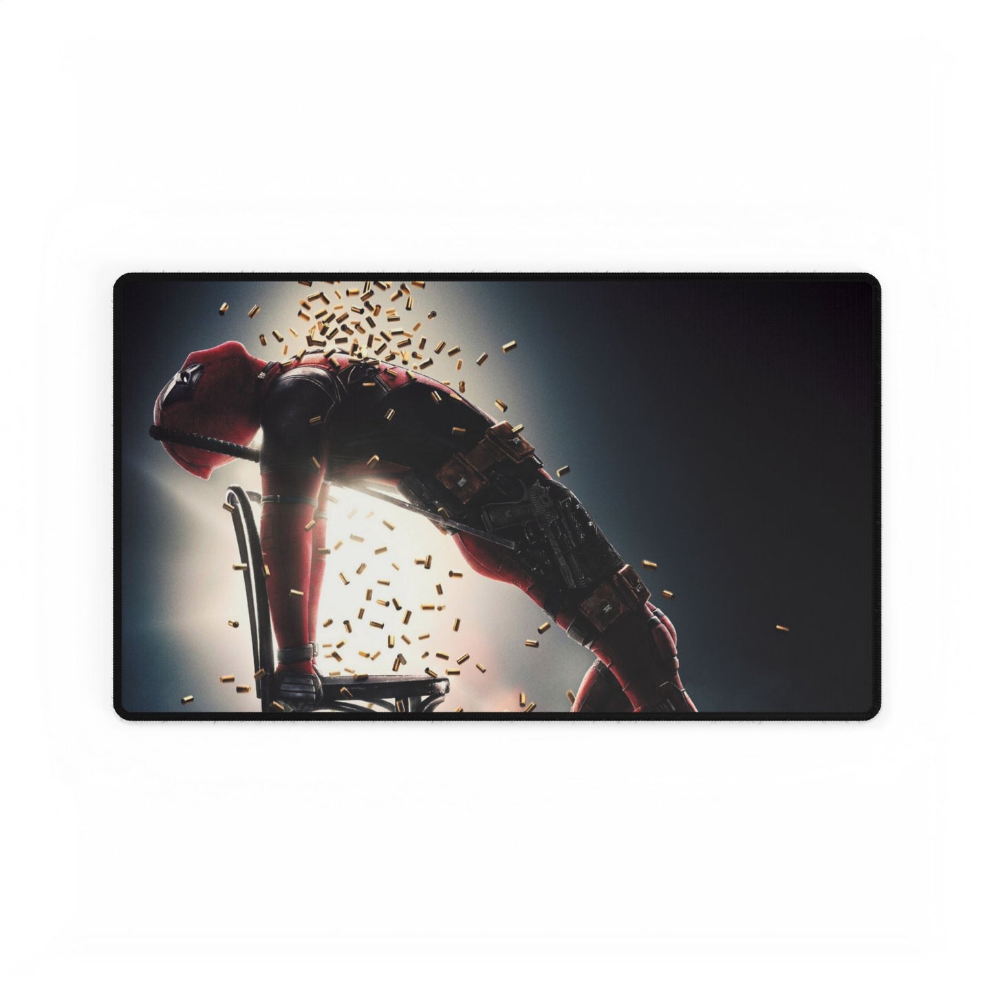Deadpool Playmat, Gaming Mat, Marvel Comics Gift, MTG, TCG, Bullet Shower