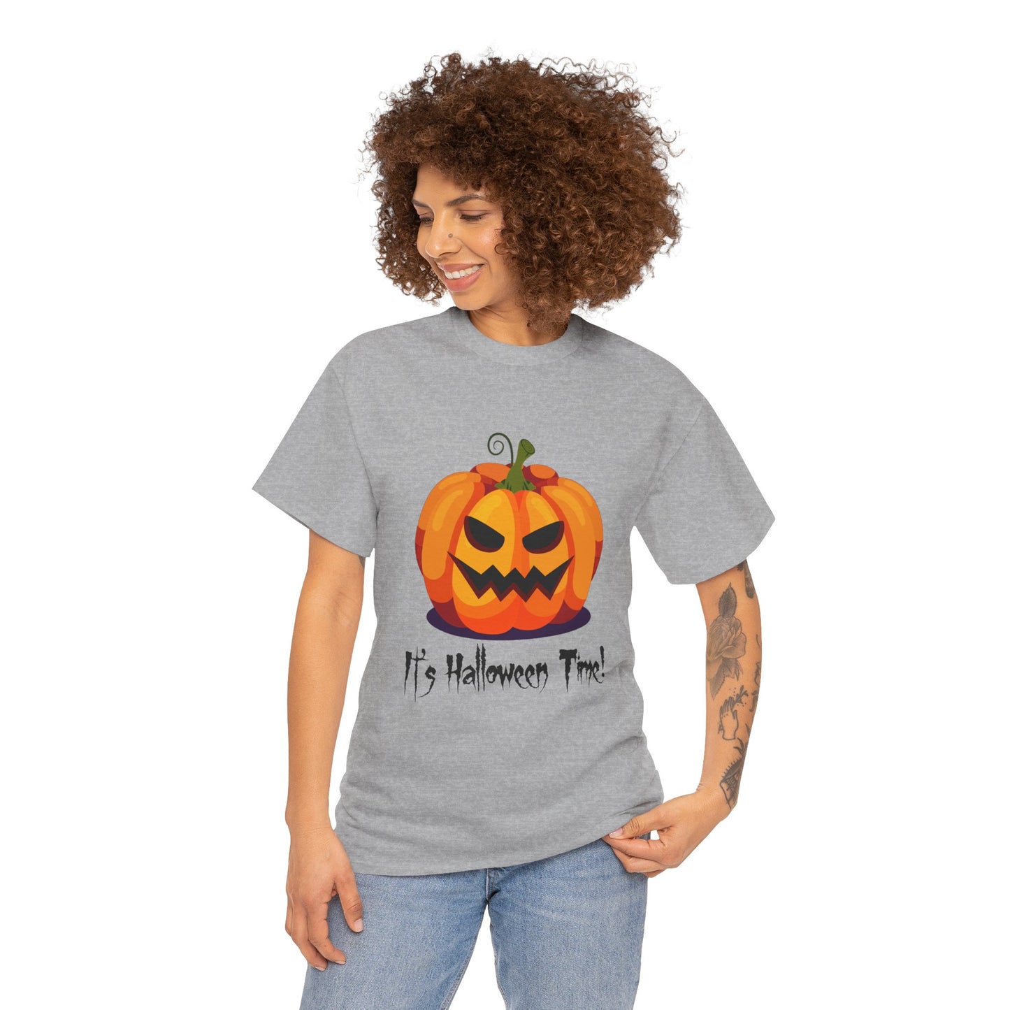 Halloween Pumpkin Tee, Unisex Shirt, Fall Apparel, Spooky Gift, Halloween Time