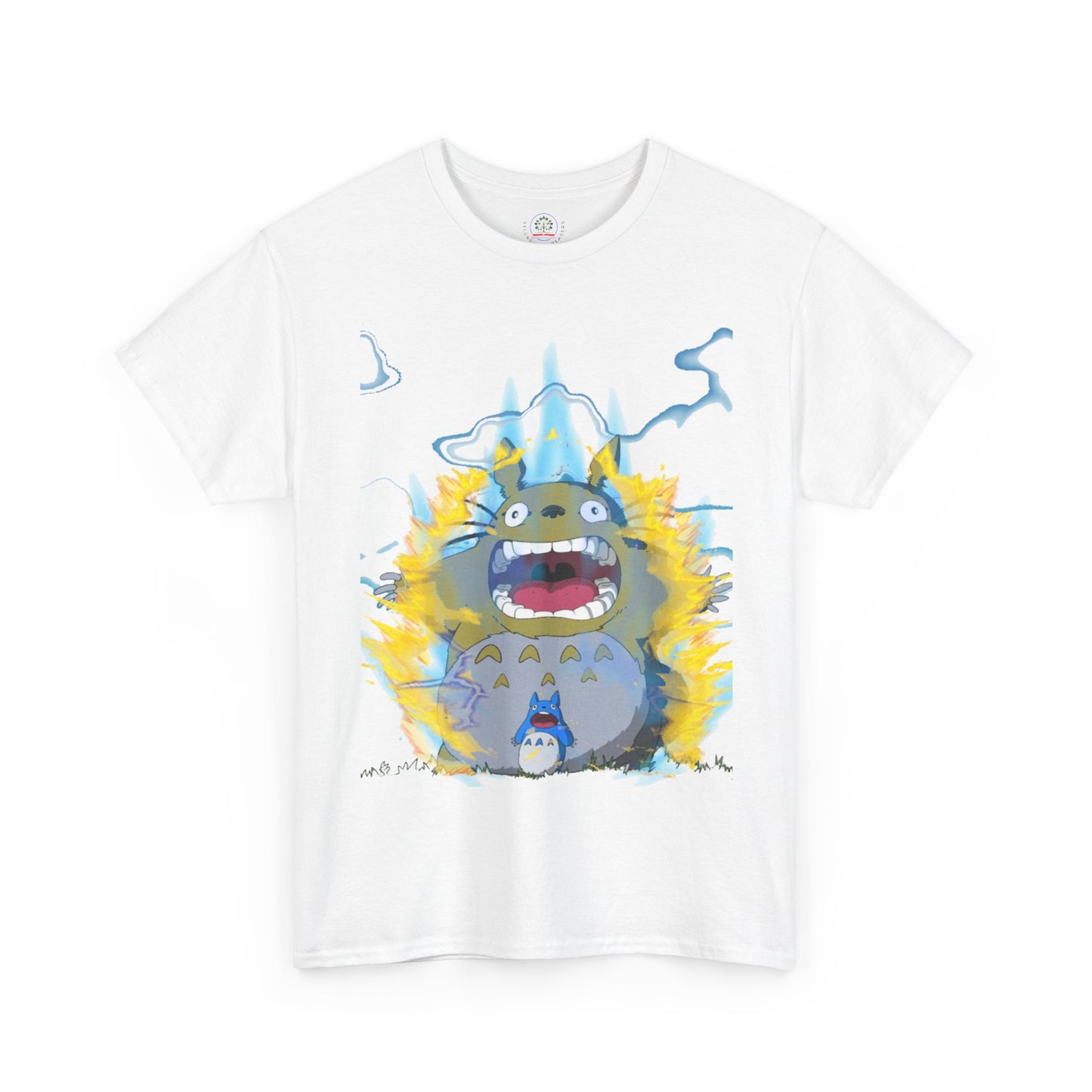 Anime Totoro Super Saiyan Unisex T-Shirt, Studio Ghibli Fun Dragon Ball