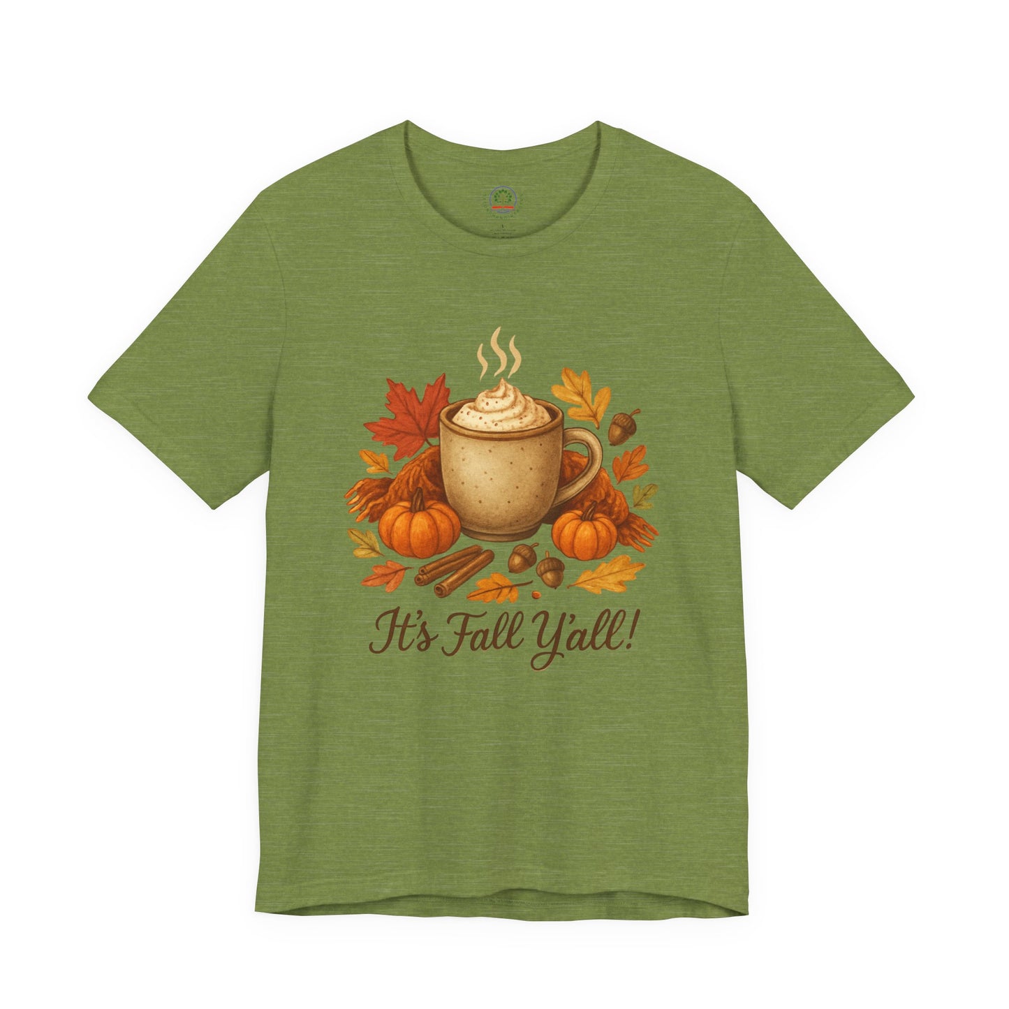 Fall Vibes Unisex Tee, It's Fall Y'all Autumn Shirt, Southern Accent T-Shirt