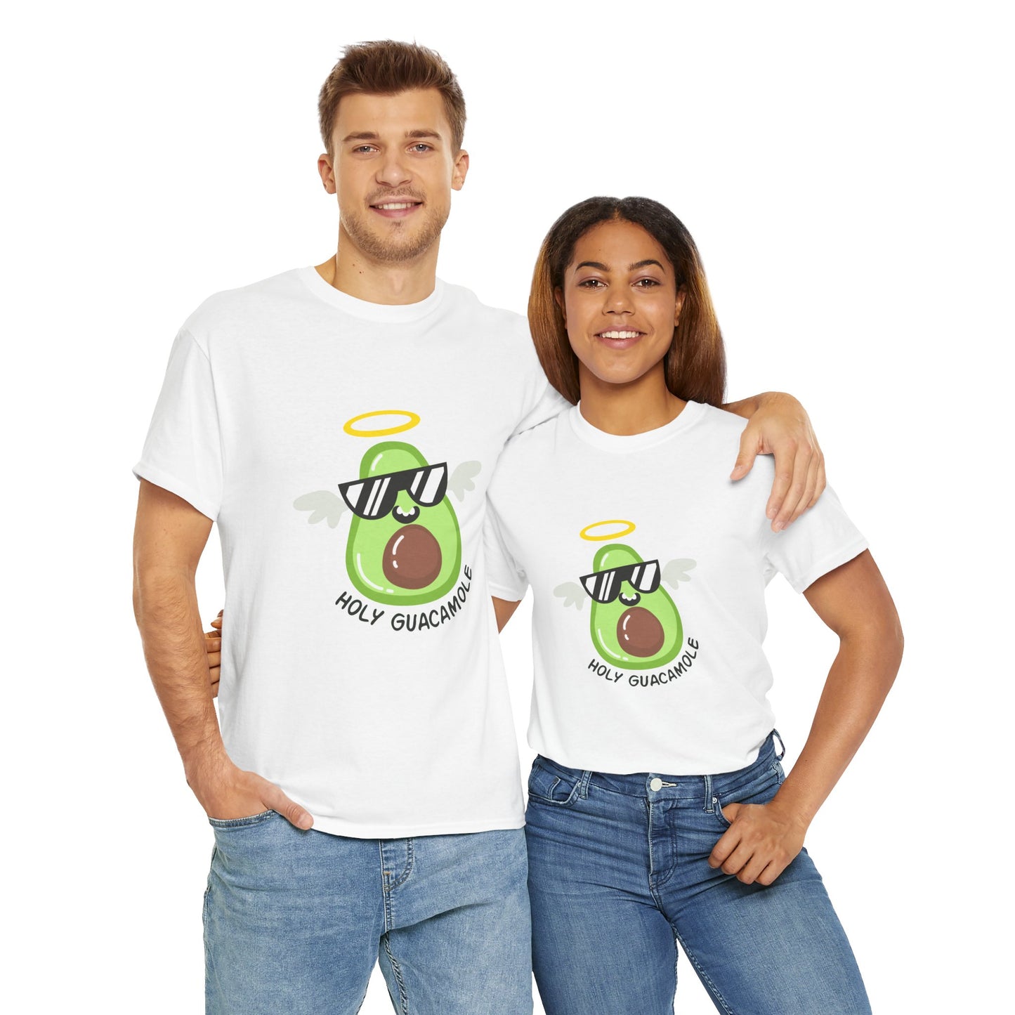 Holy Guacamole Avocado Tee, Unisex T-Shirt for Foodies, Casual Wear, Summer