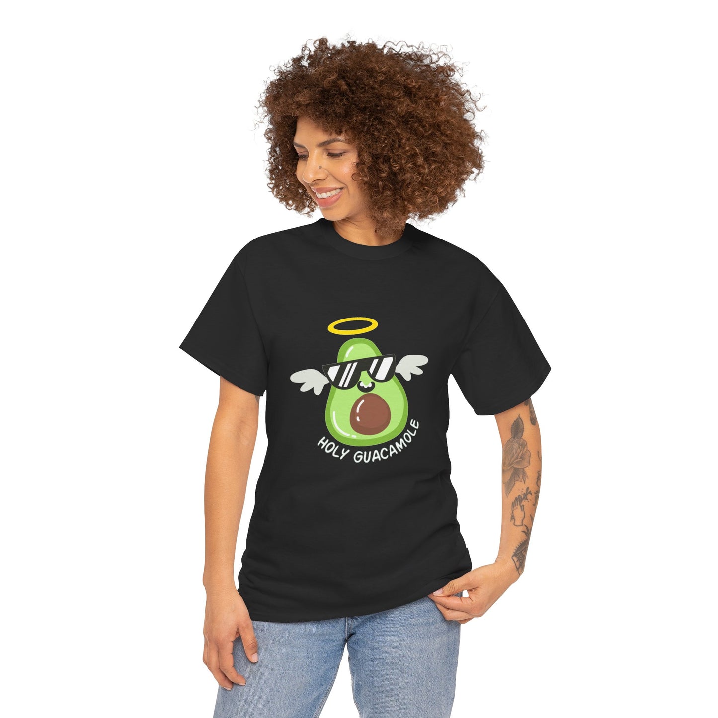 Holy Guacamole Avocado Tee, Unisex T-Shirt for Foodies, Casual Wear, Summer
