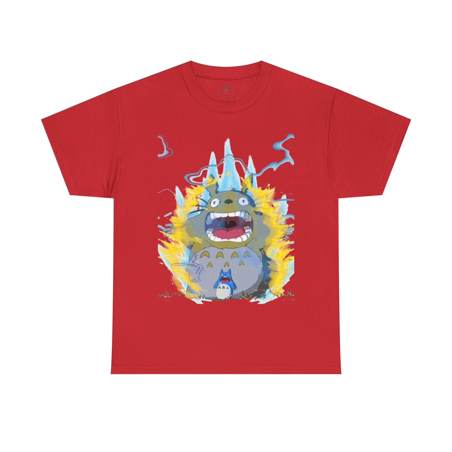 Anime Totoro Super Saiyan Unisex T-Shirt, Studio Ghibli Fun Dragon Ball