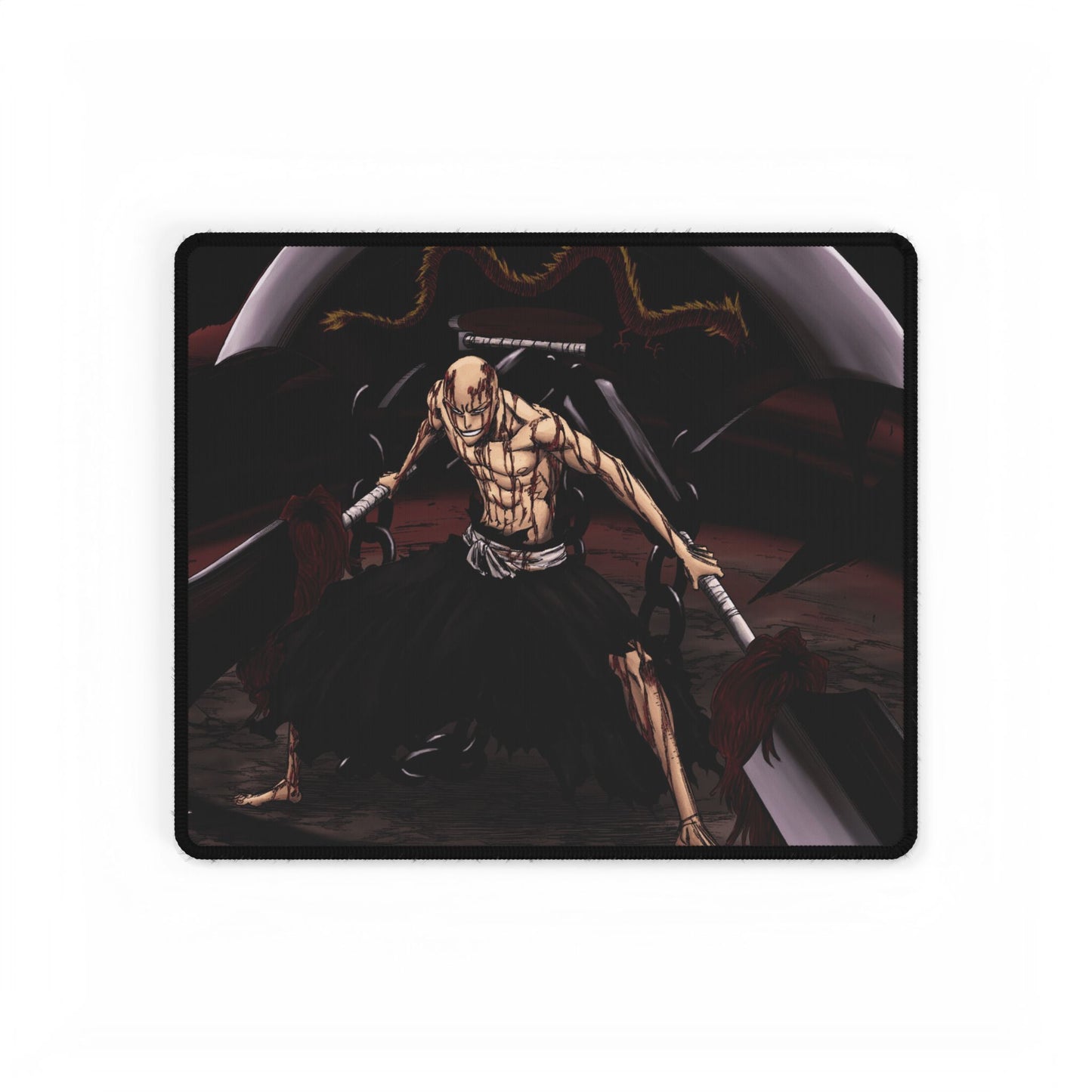 Gamer Desk Mat, Ikkaku Madarame Bleach Playmat, MTG TCG Mouse Pad, Manga, Anime