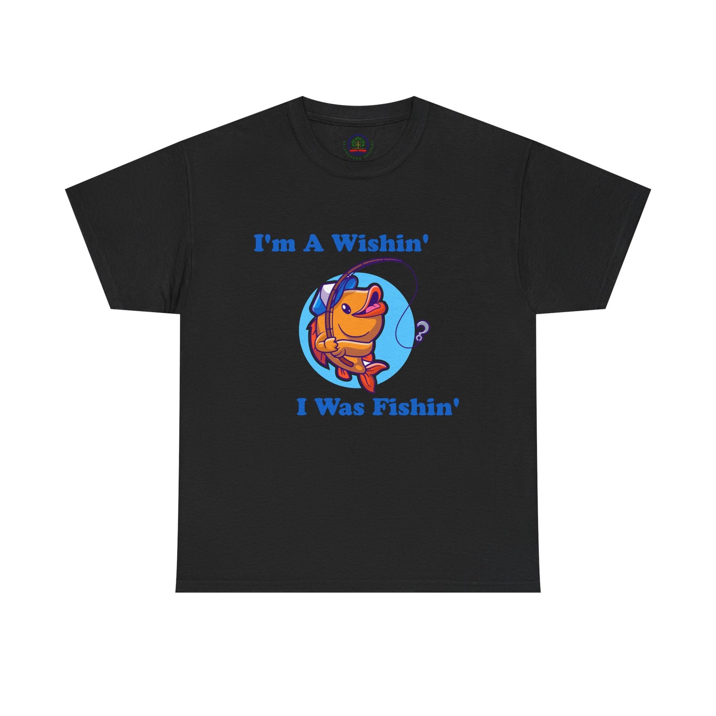 Funny Fishing T-Shirt, I'm A Wishin' I Was Fishin', Unisex Soft Tee, Fisherman