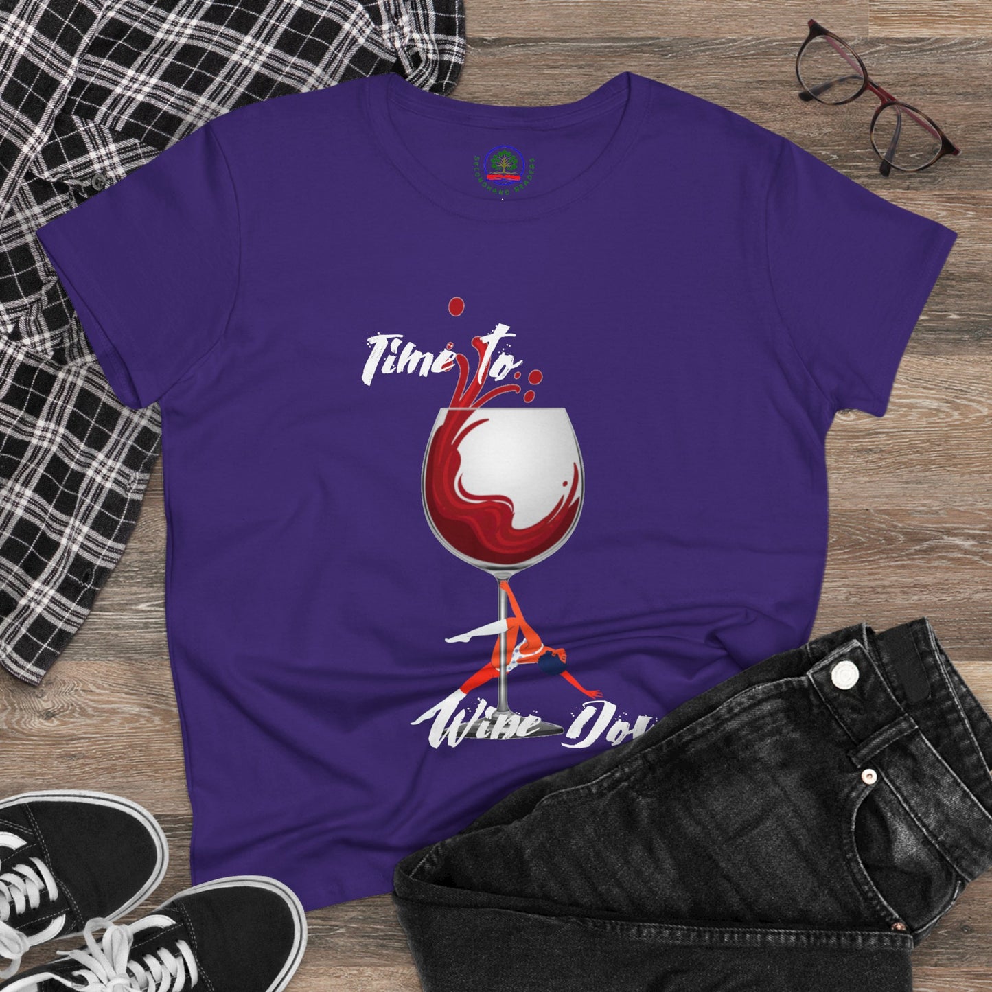 Wine Down Tee, Funny Wine Lovers Shirt, Pole Dancer T-shirt, Wine Lover Gift