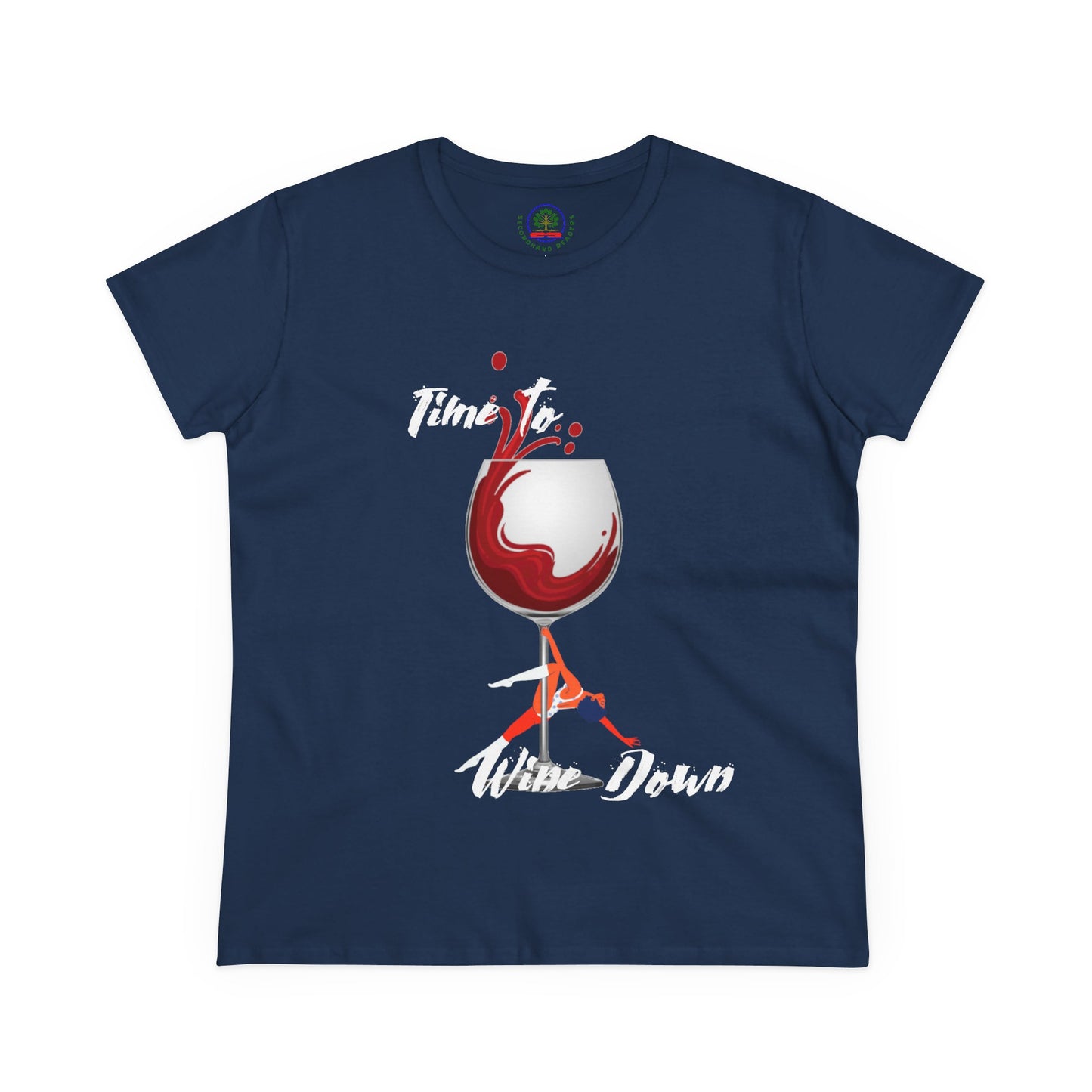 Wine Down Tee, Funny Wine Lovers Shirt, Pole Dancer T-shirt, Wine Lover Gift