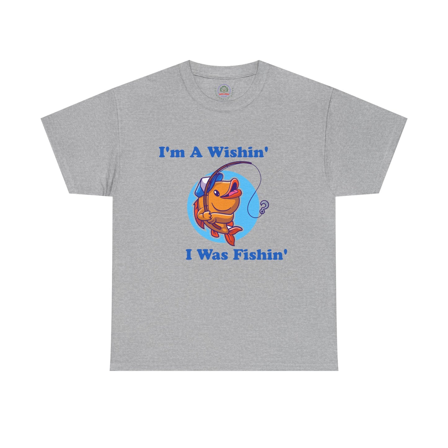 Funny Fishing T-Shirt, I'm A Wishin' I Was Fishin', Unisex Soft Tee, Fisherman