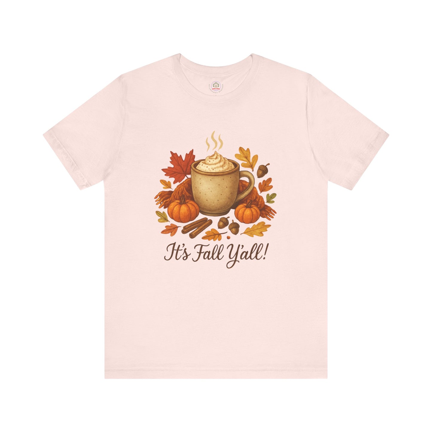 Fall Vibes Unisex Tee, It's Fall Y'all Autumn Shirt, Southern Accent T-Shirt