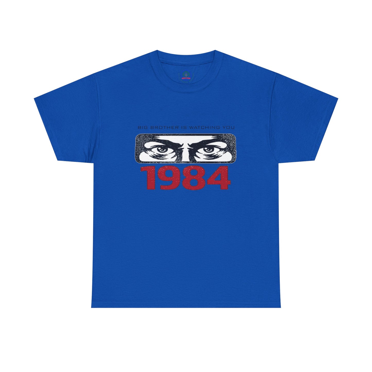 George Orwell 1984 Tee - Unisex Cotton T-Shirt, Big Brother is Watching You