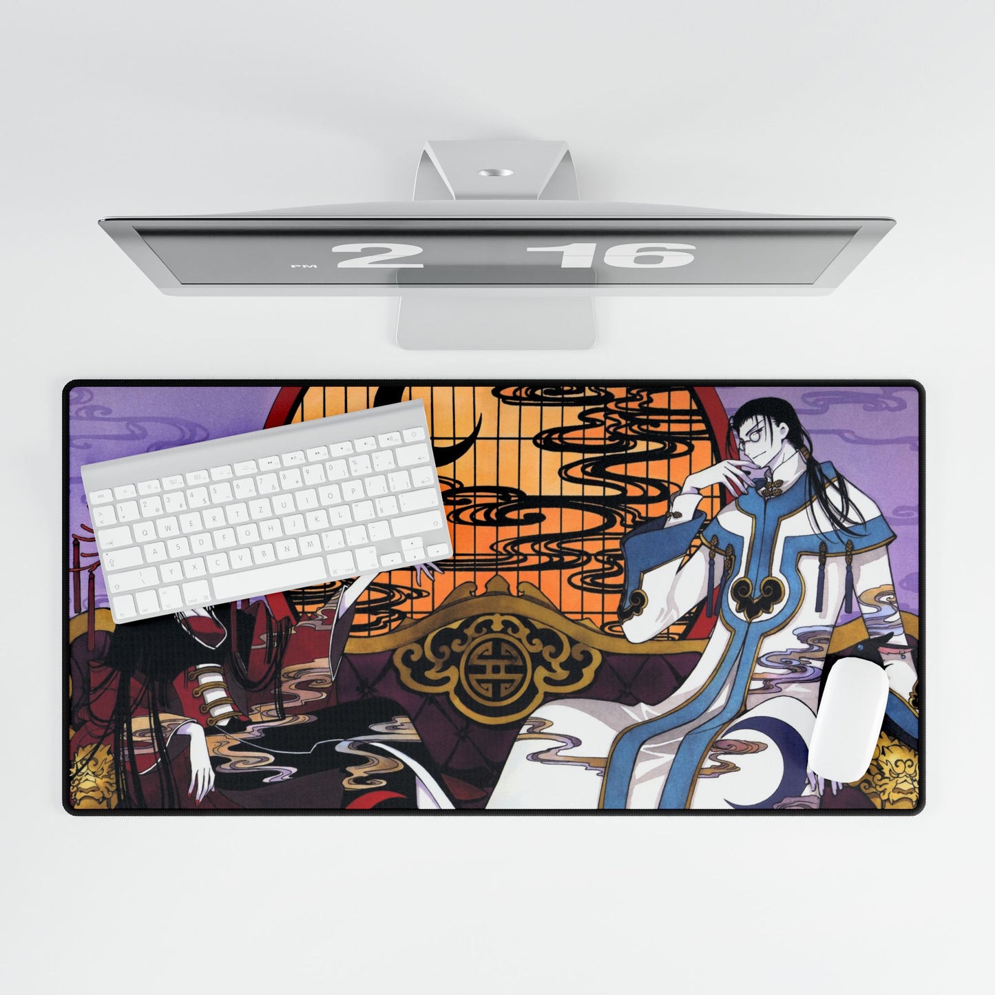Anime-Inspired XXXHolic Desk Mat — Yuuko Ichihara & Clow Reed Playmat, Manga, TCG & MTG Fans
