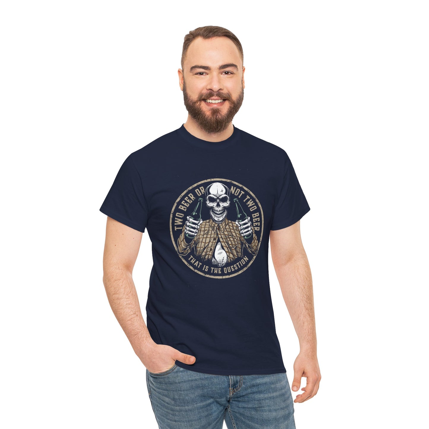 Funny Halloween Skeleton Tee, Two Beer or not Two Beer, Halloween Party Shirt