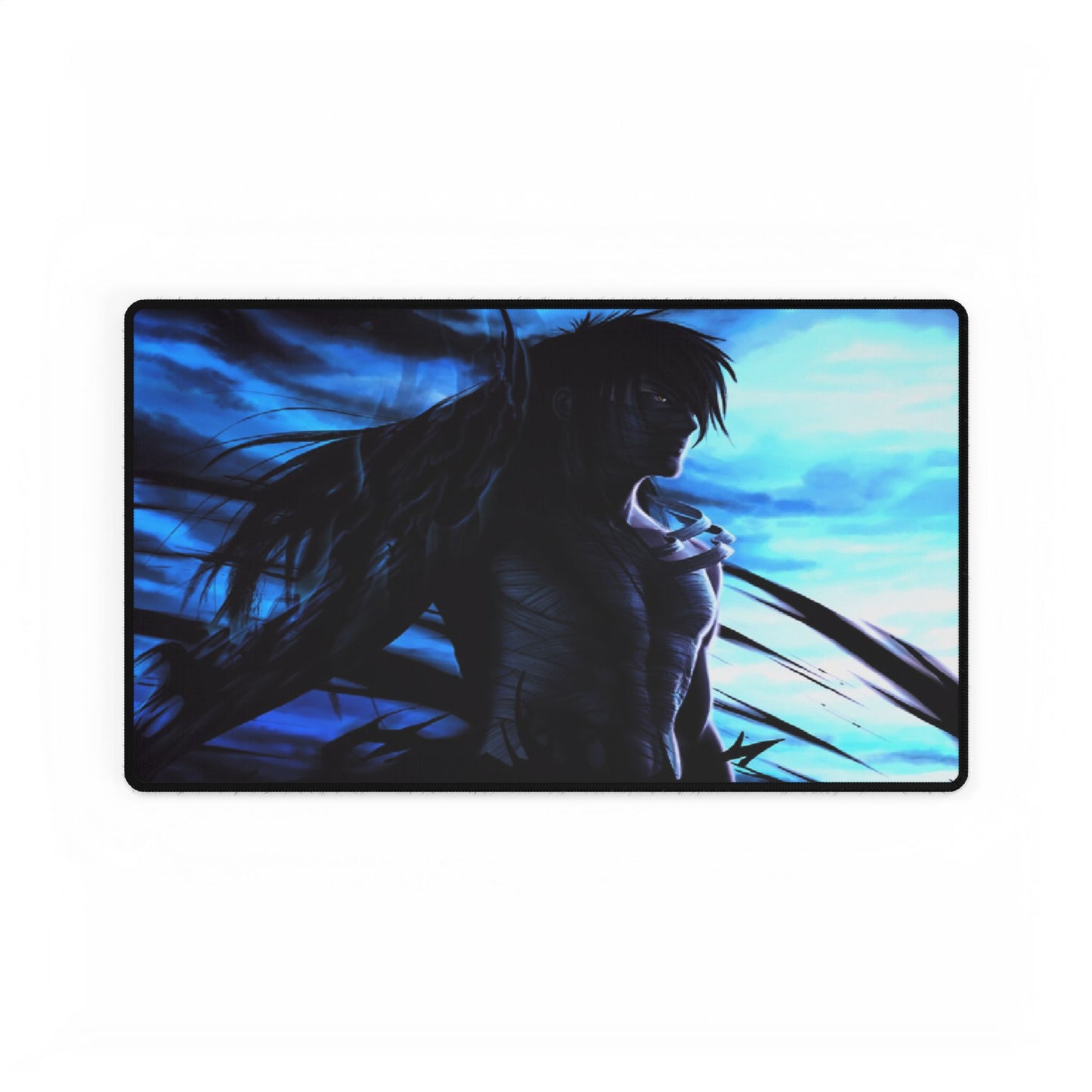 Bleach Anime Desk Mat, Ichigo Mugetsu Form, MTG TCG Gamer Playmat, Manga Desk