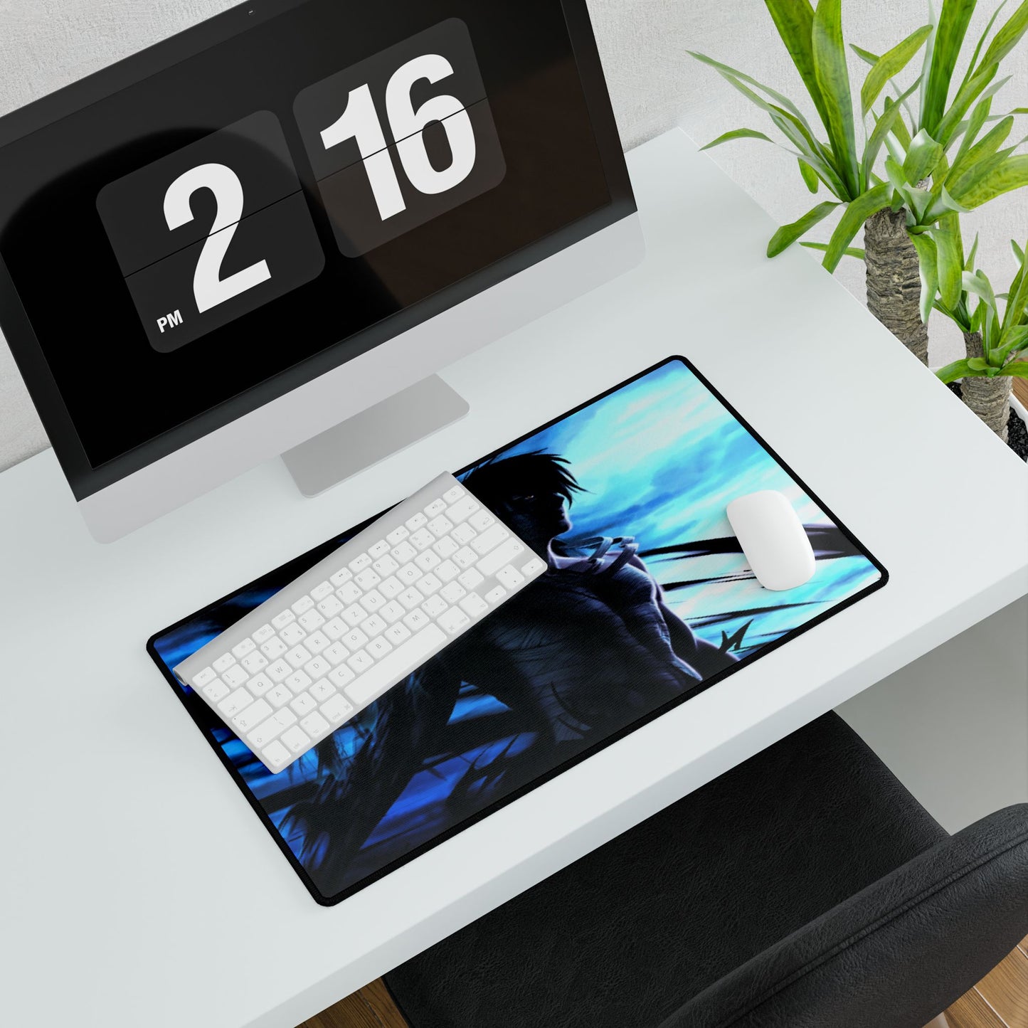 Bleach Anime Desk Mat, Ichigo Mugetsu Form, MTG TCG Gamer Playmat, Manga Desk