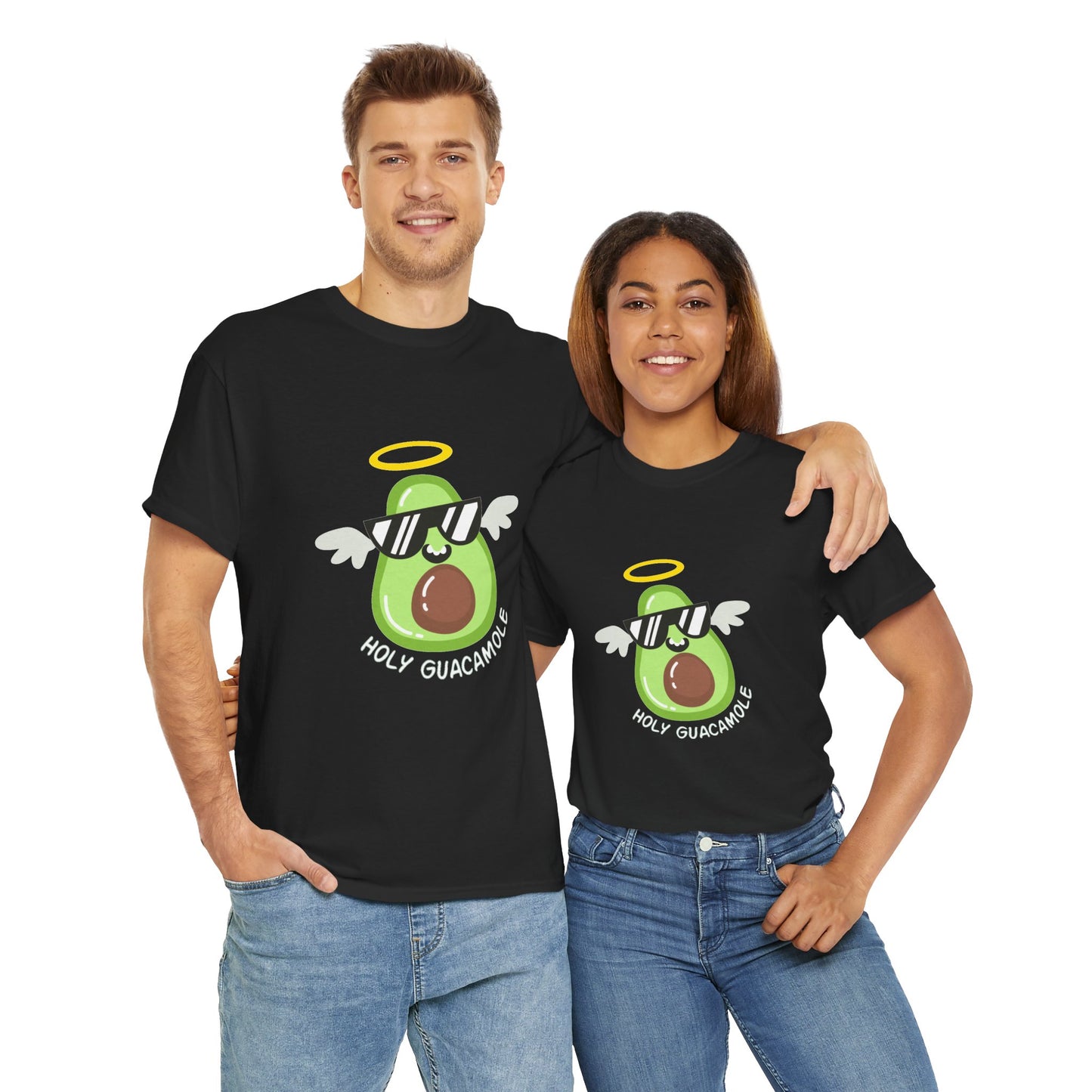 Holy Guacamole Avocado Tee, Unisex T-Shirt for Foodies, Casual Wear, Summer