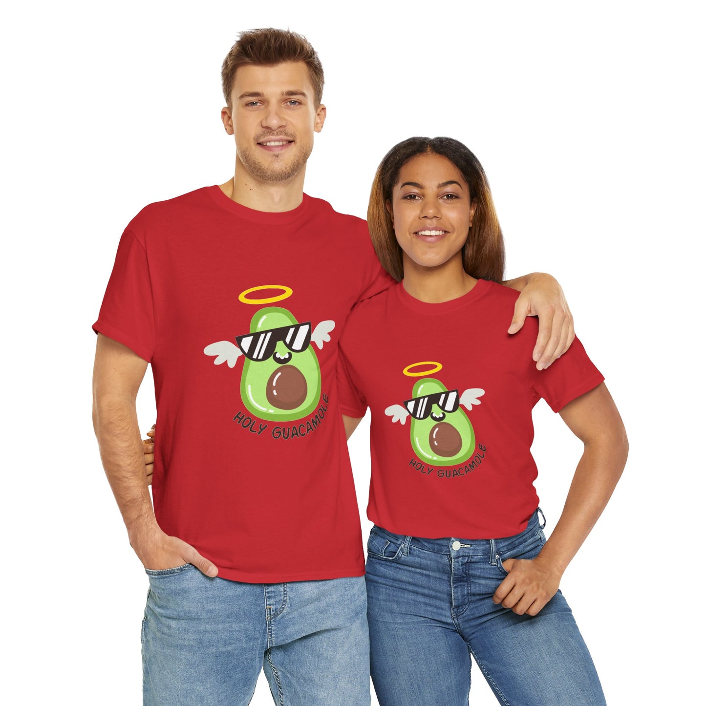 Holy Guacamole Avocado Tee, Unisex T-Shirt for Foodies, Casual Wear, Summer