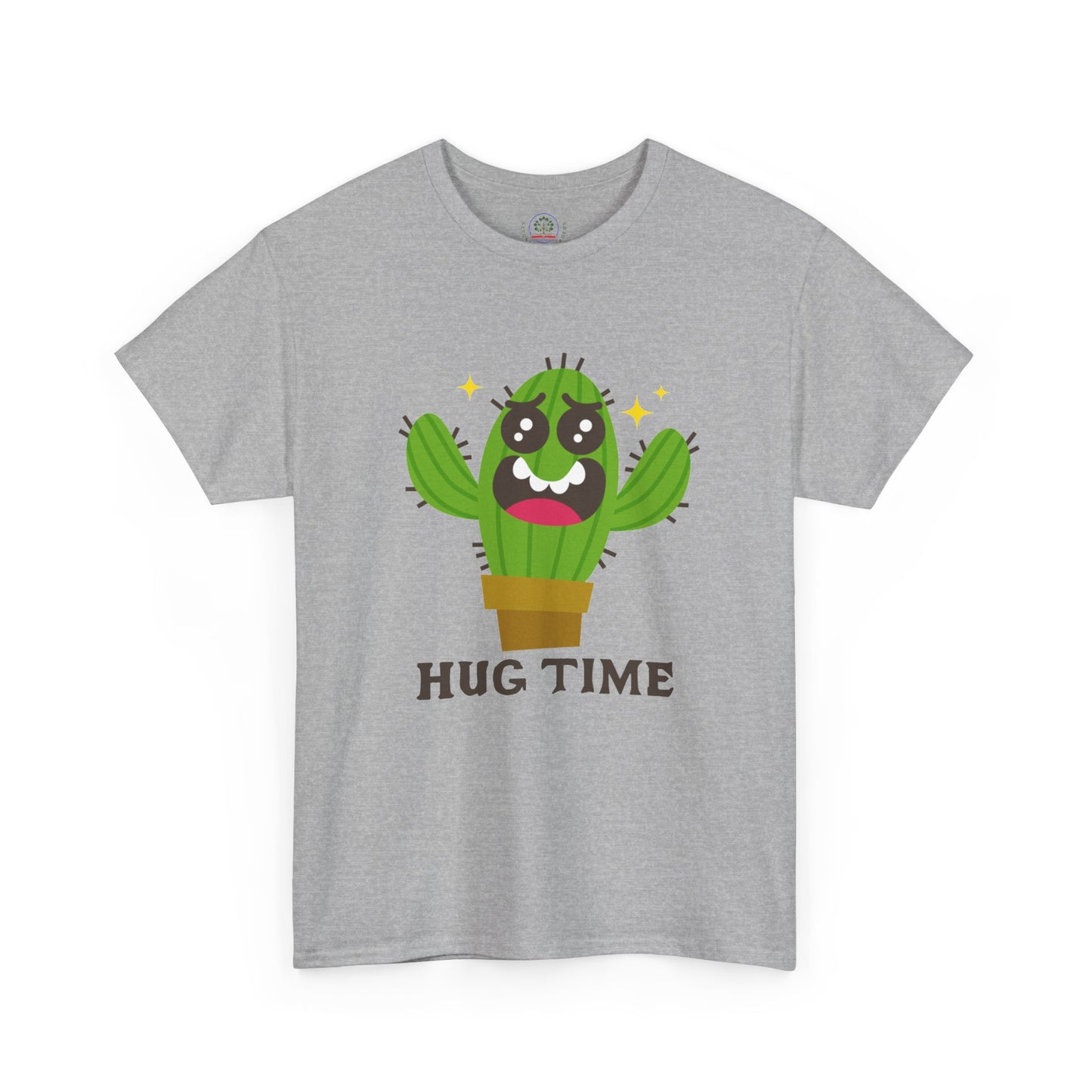 Cactus Hug Time T-Shirt, Plant Lover Gift, Funny Unisex Tee, Succulent Graphic