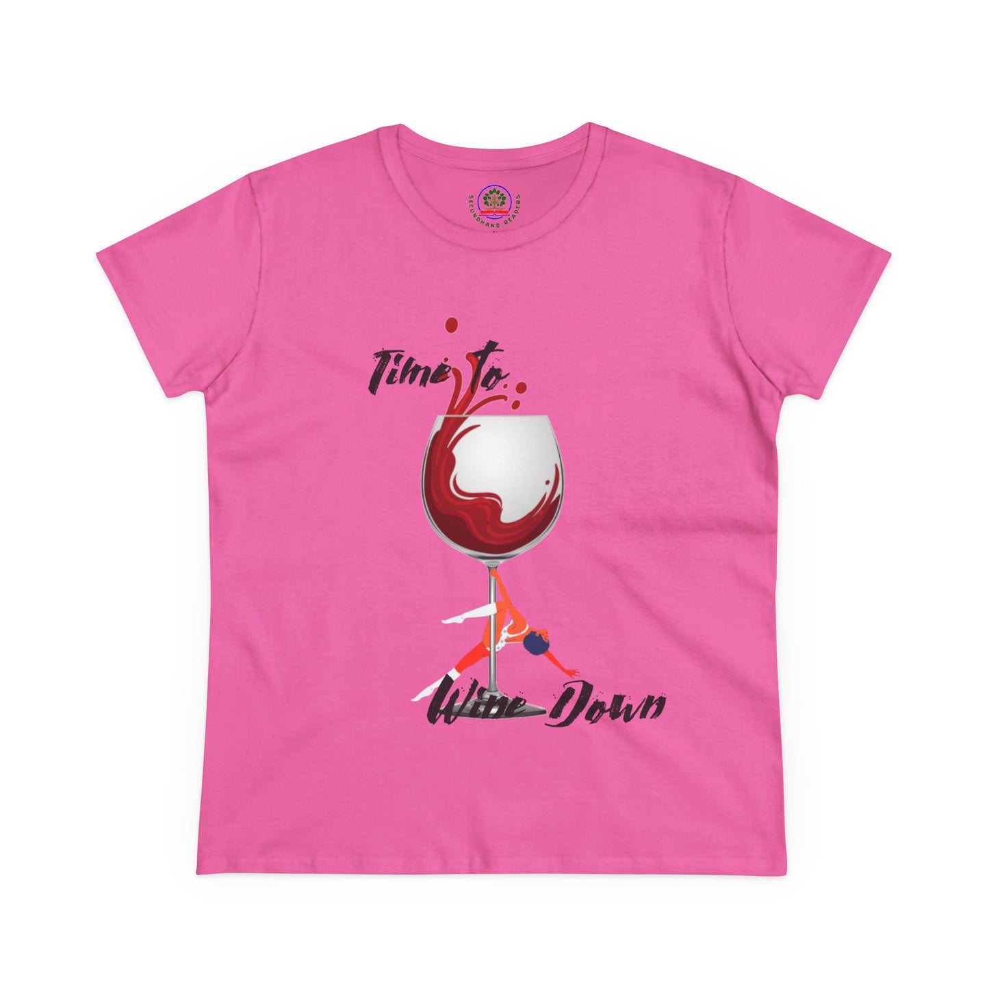 Wine Down Tee, Funny Wine Lovers Shirt, Pole Dancer T-shirt, Wine Lover Gift