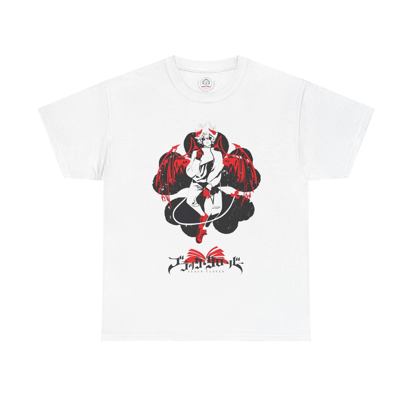 Black Clover Asta Demon Tee, Anime Inspired Graphic Casual T-Shirt Unisex