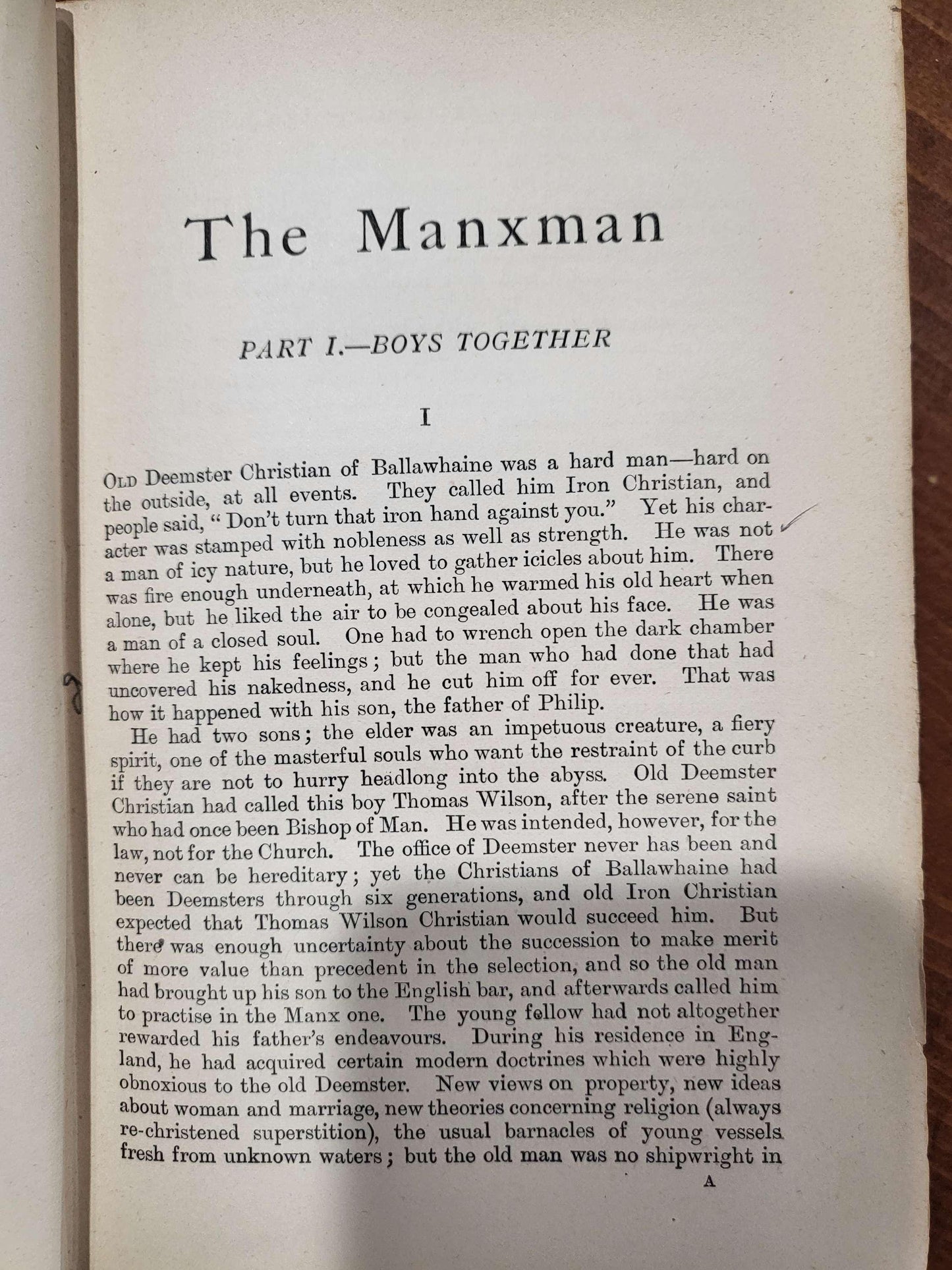 The Manxman - Hall Caine - 1894, Hardcover