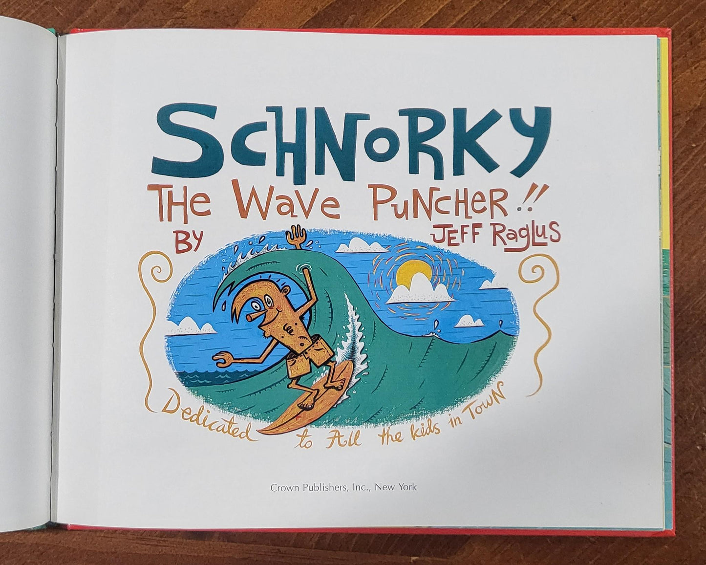 Schnorky - Jeff Raglus - 1996, Hardcover