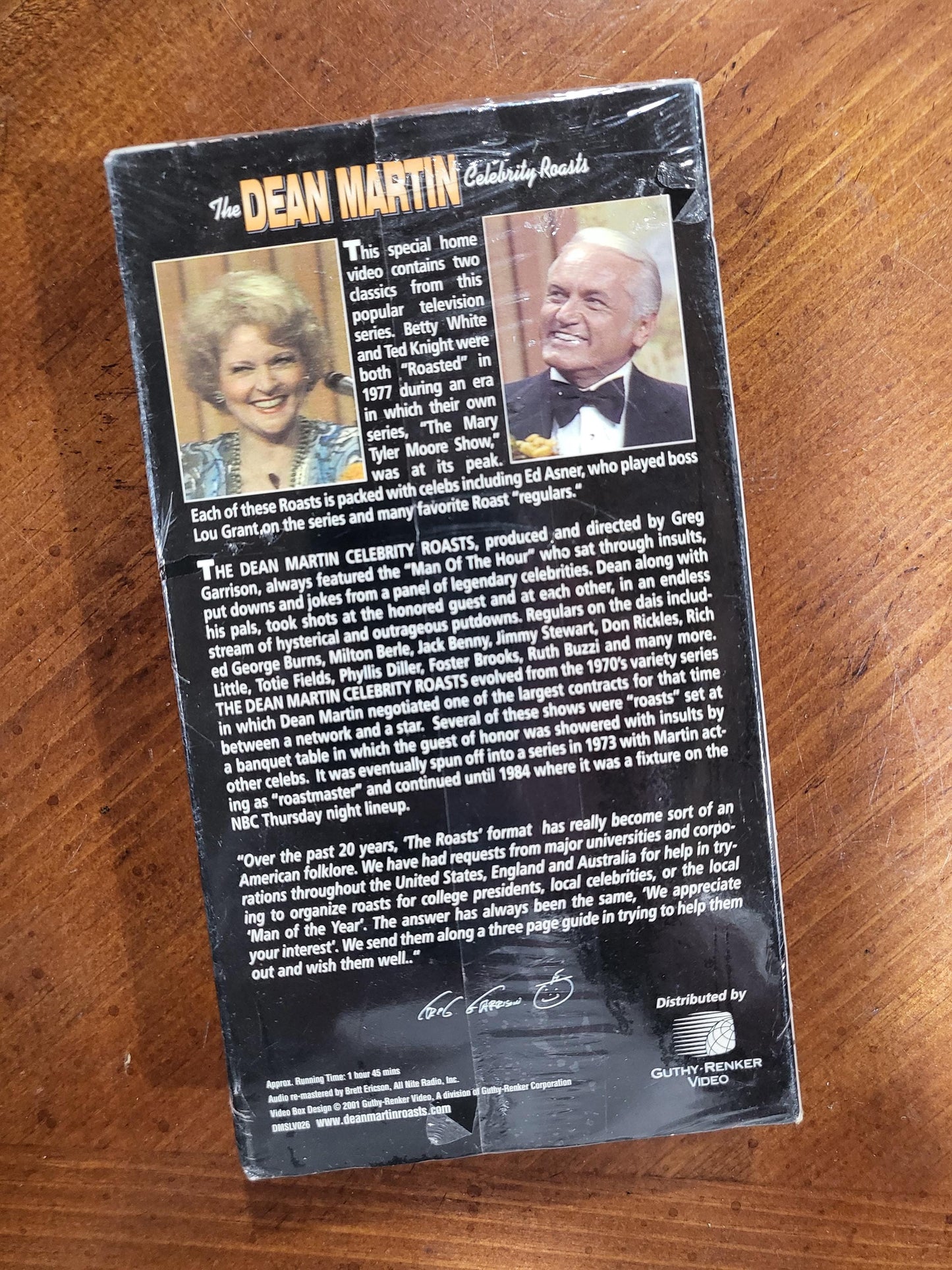 The Dean Martin Celebrity Roasts - Man and Woman of the Hour: Betty White and Ted Knight