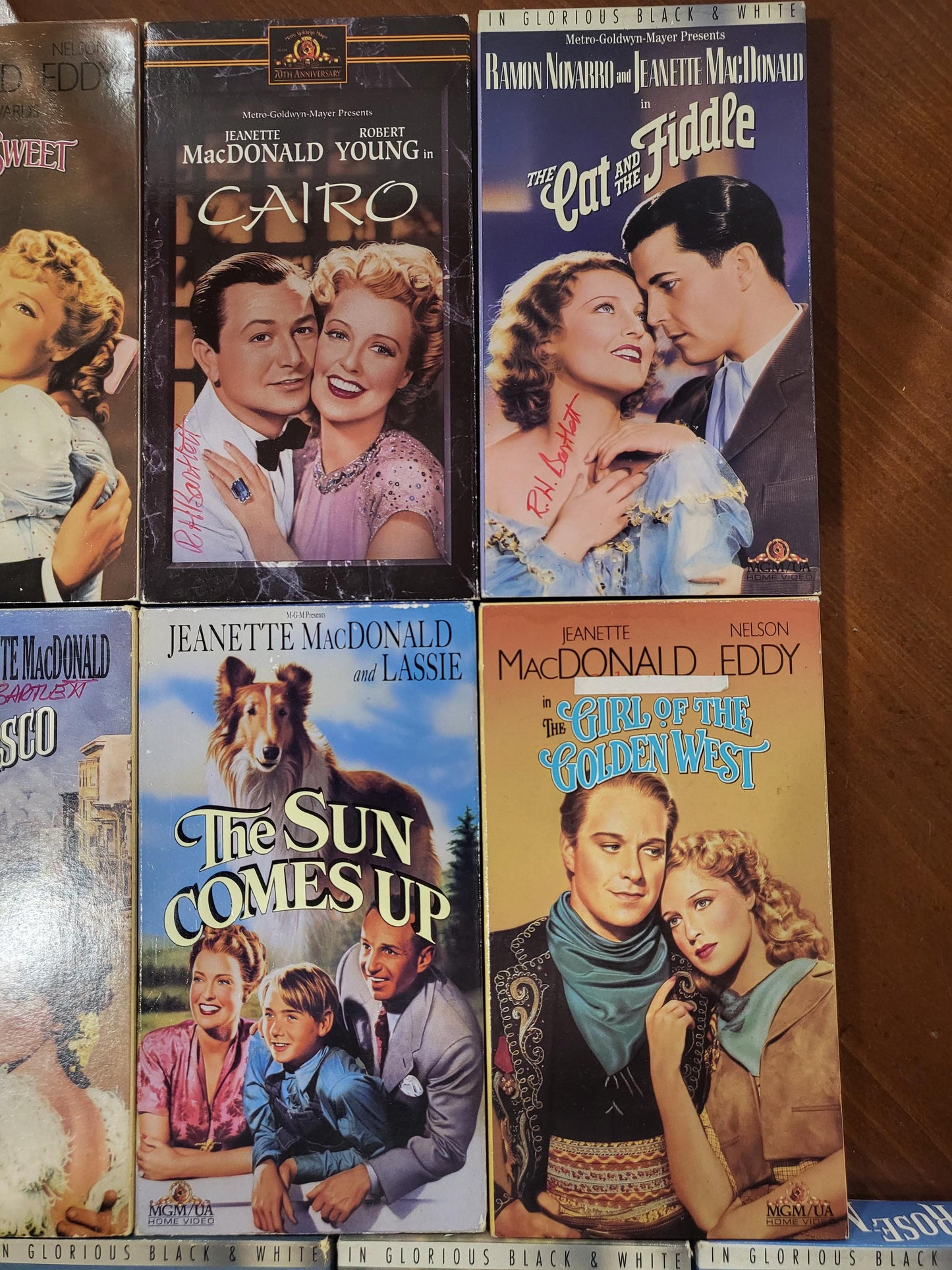 Jeanette Macdonald - 13 movies VHS Bundle Collection