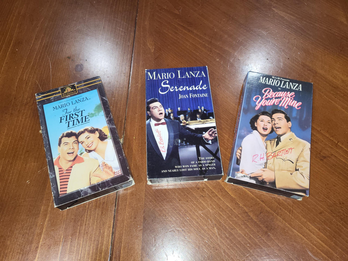 Mario Lanza Lot Of 3 VHS - Used