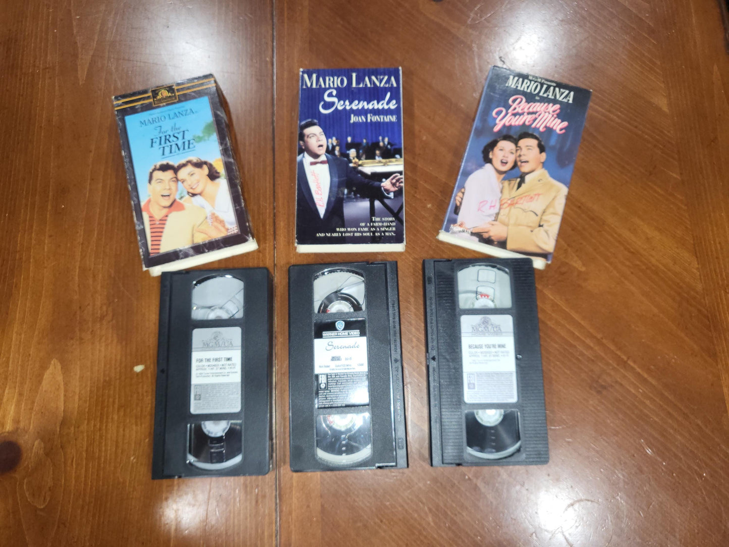 Mario Lanza Lot Of 3 VHS - Used