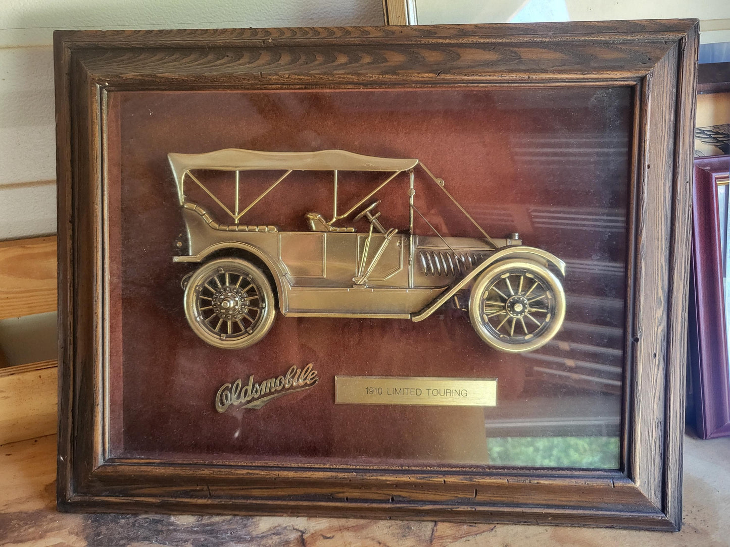 Oldsmobile Dealership Display Sign 1910 Limited Touring 23" X 18"