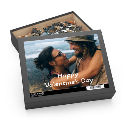Custom Couples Photo Puzzle 120-252-500 Piece Puzzle, Personalized Valentines Day Gift