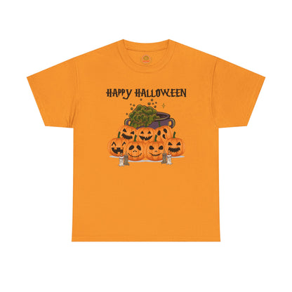 Happy Halloween Unisex Tee, Funny Pumpkin Shirt, Fall Apparel, Spooky Season - Secondhand Readers