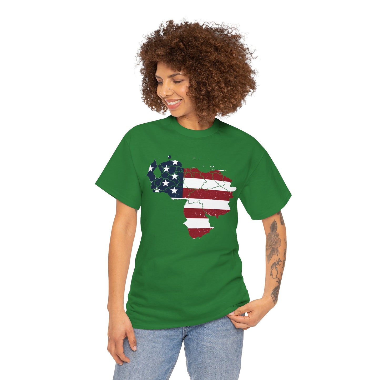Venezuelan American Pride T-Shirt | Venezuelans in USA Tee