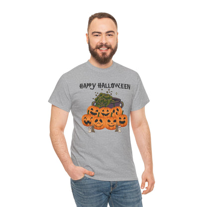 Happy Halloween Unisex Tee, Funny Pumpkin Shirt, Fall Apparel, Spooky Season - Secondhand Readers