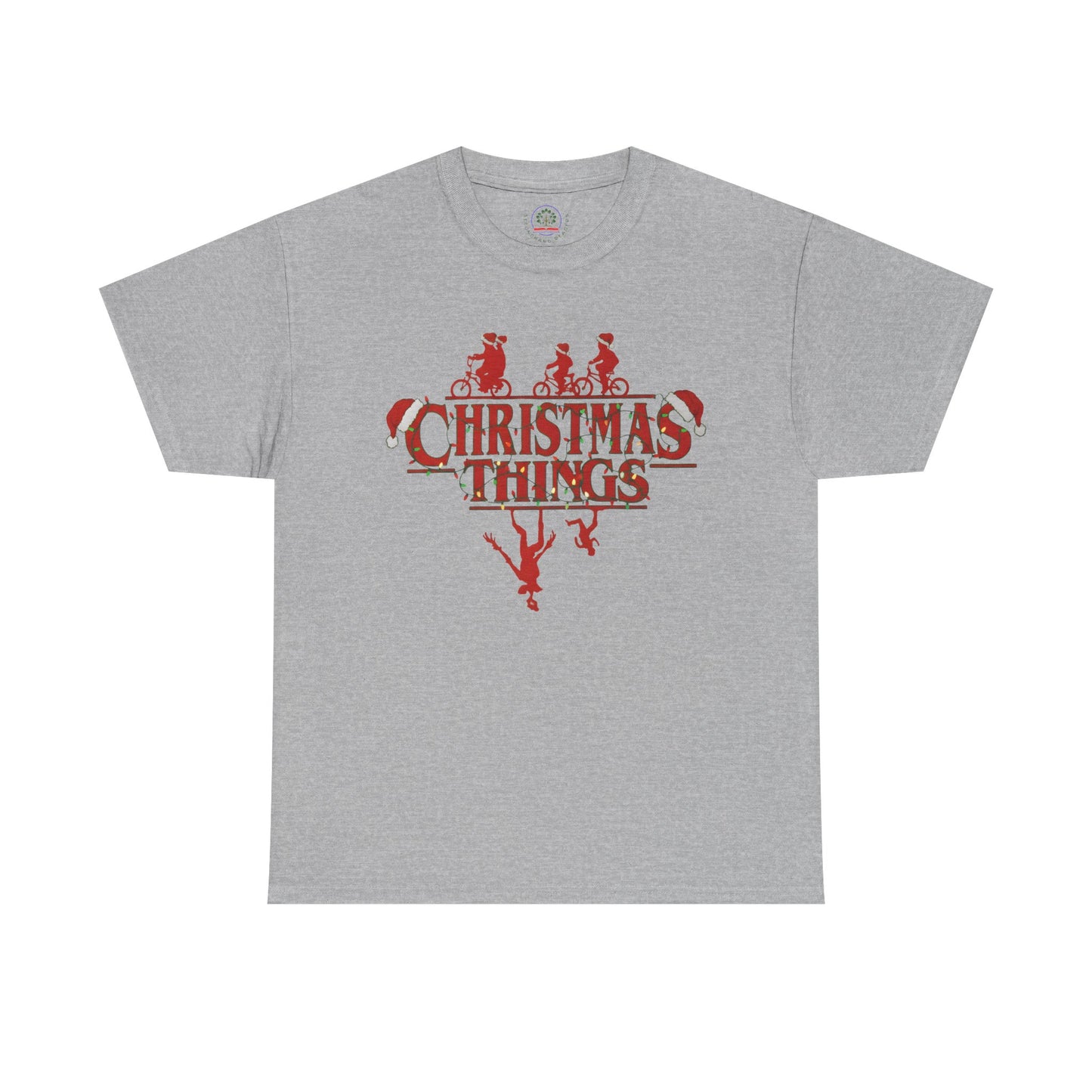 Christmas Things Retro Upside Down T-Shirt | Holiday Graphic Tee
