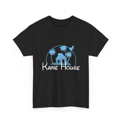 Anime Dragon Ball Inspired Kame House + Disney Buena Vista Logo T-Shirt