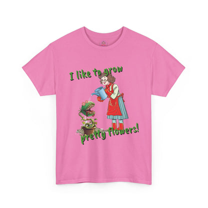 Gardening Tee, Floral T-Shirt for Plant Lovers, I like to grow pretty flowers