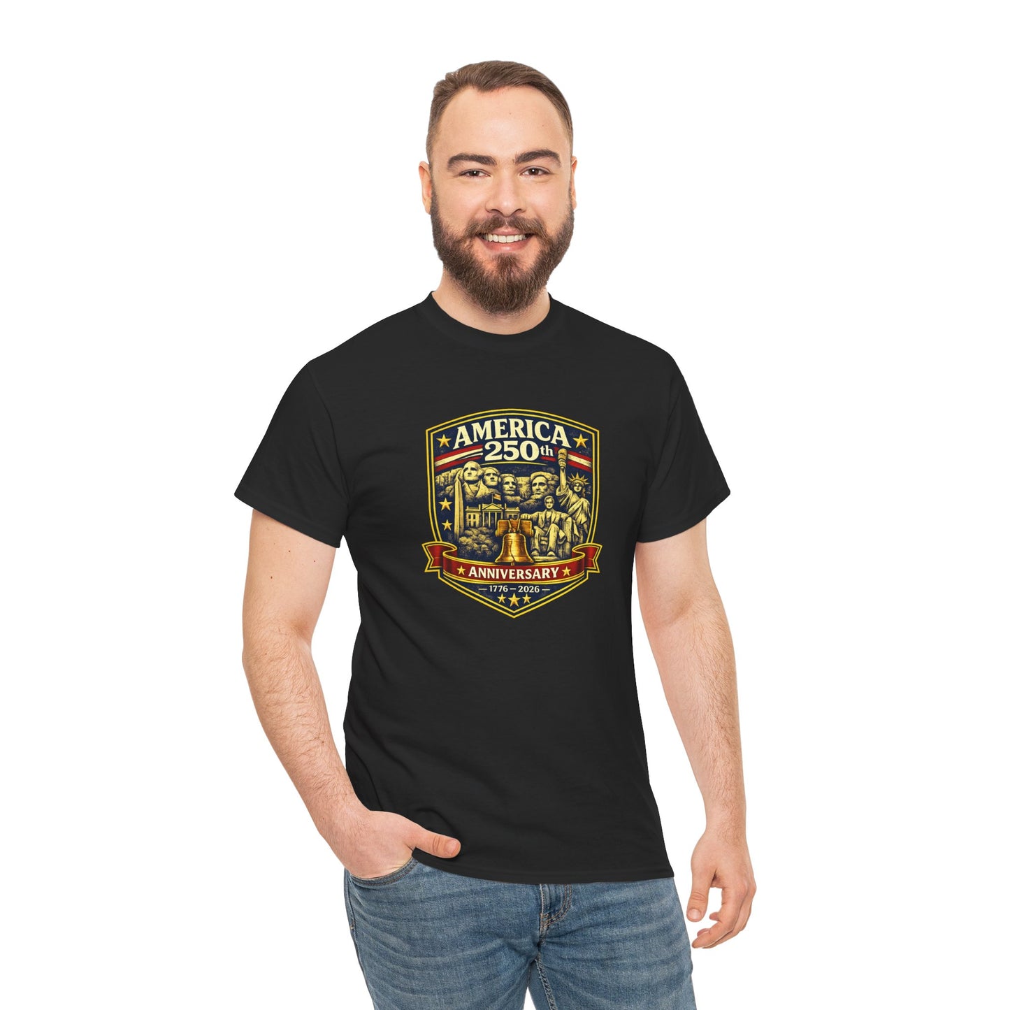 America 250 Anniversary Crest Tee | 4th of July USA
