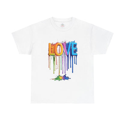 Rainbow Love Pride Unisex Tee - LGBTQ T-Shirt, Pride Apparel, LGBTQ Clothing