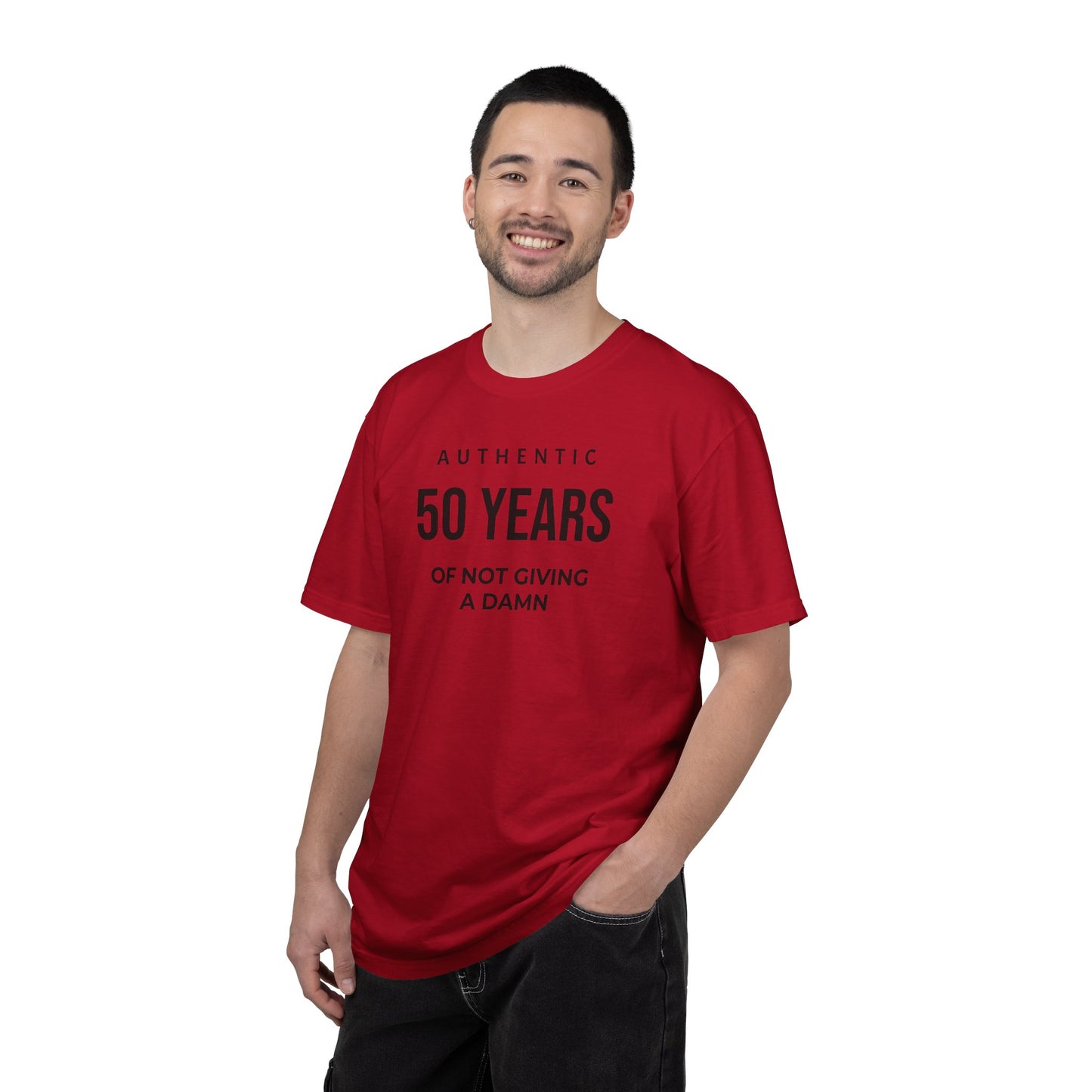 Many Years of Not Giving a Damn T-Shirt — Funny Custom Age Birthday Tee