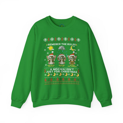 Gremlins Mogwai Ugly Christmas Sweater Crewneck Sweatshirt | Retro Holiday