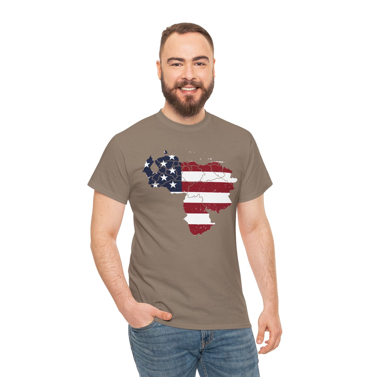 Venezuelan American Pride T-Shirt | Venezuelans in USA Tee