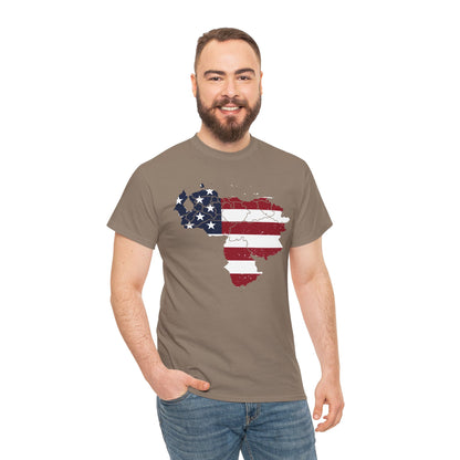 Venezuelan American Pride T-Shirt | Venezuelans in USA Tee