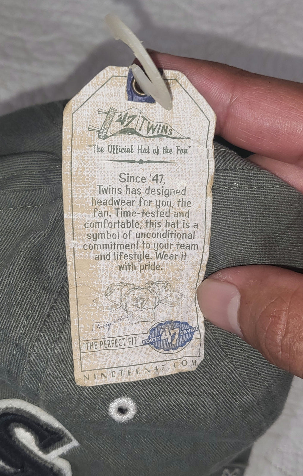 Original MLB White Sox Hat 47 Twins with Tags