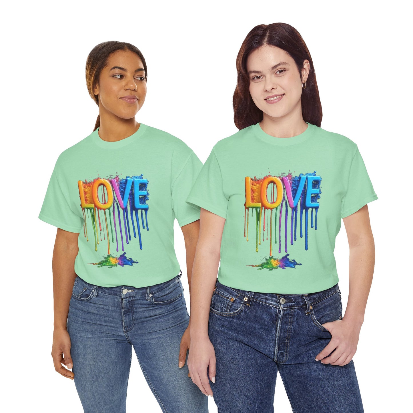 Rainbow Love Pride Unisex Tee - LGBTQ T-Shirt, Pride Apparel, LGBTQ Clothing