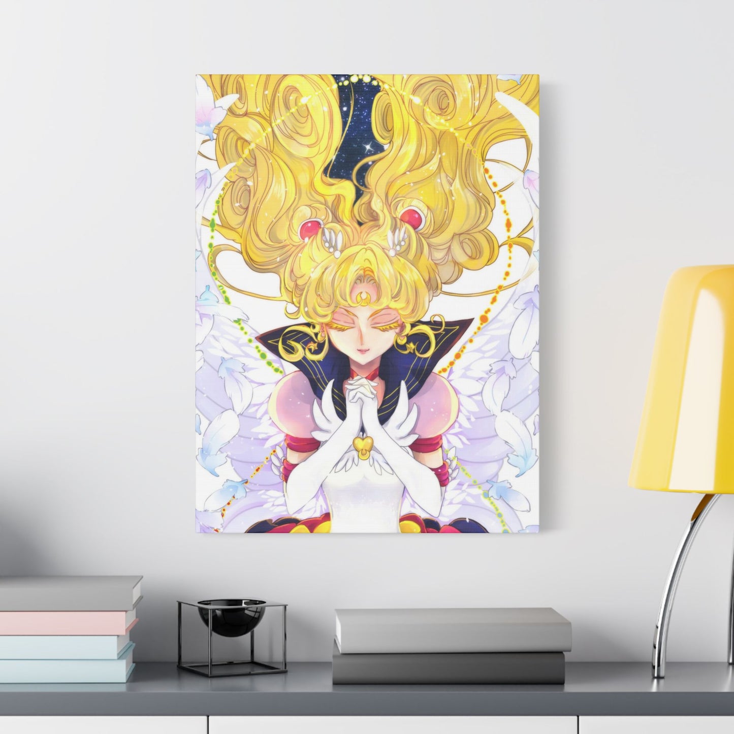 Anime Canvas, Eternal Sailor Moon Wall Art, Satin Print, Stretched Painting