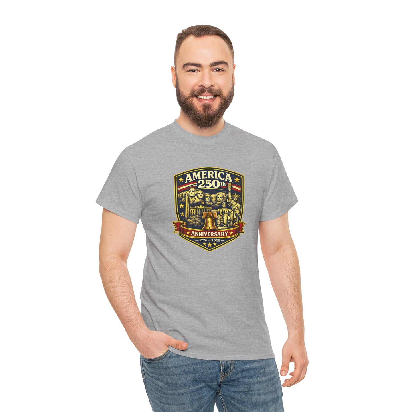 America 250 Anniversary Crest Tee | 4th of July USA