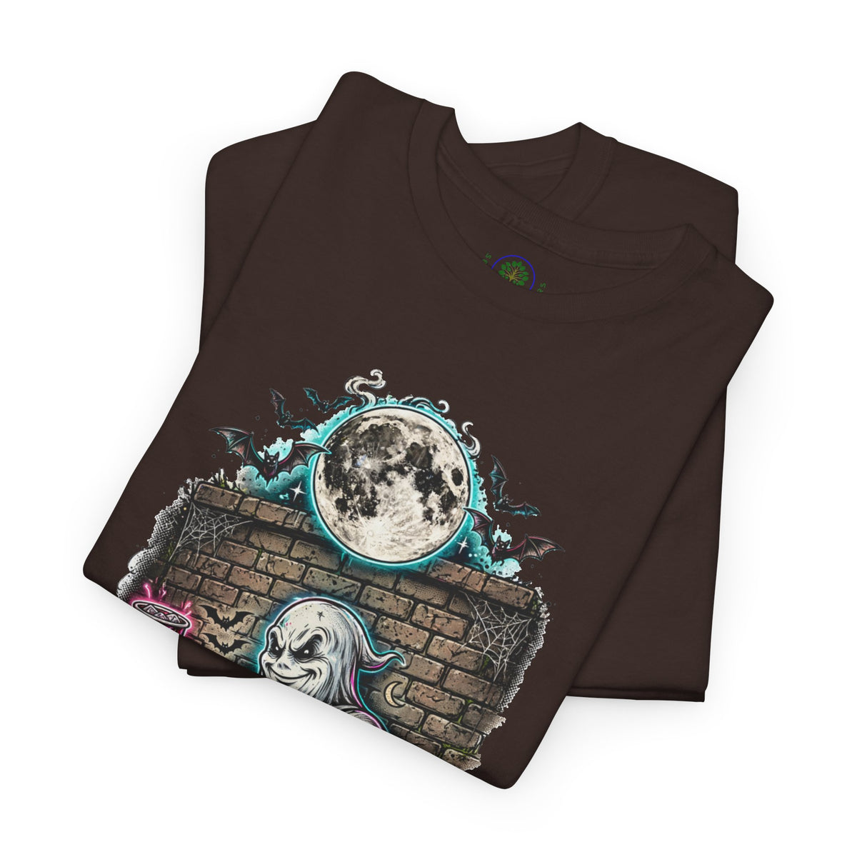 Funny Ghost Graphic Tee — "I'm Here for the Boos" Halloween T-Shirt